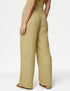 Pure Cotton Elasticated Waist Relaxed Trousers